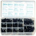 Sarjo Industries Metric Socket Head Cap Screw Kit - Small Drawer Assortment - M4 to M12 - 24 Items, 720 Pieces FK18550